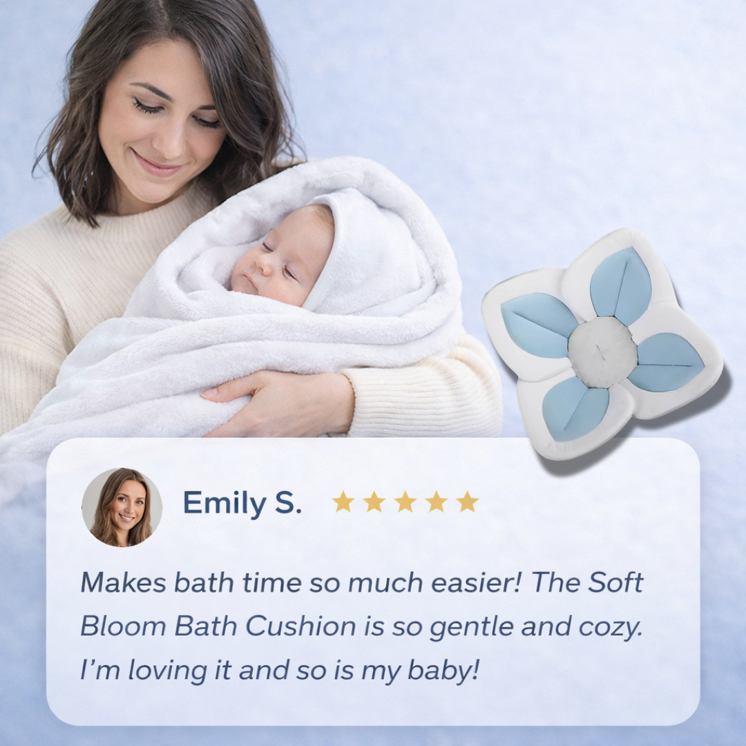 Petal Soft Baby Bath Mat™ – Premium Non-Slip Bath Safety