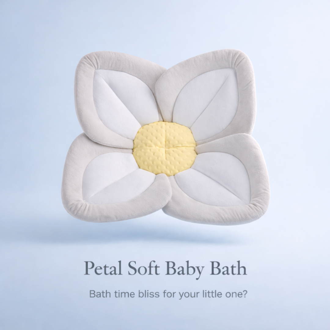Petal Soft Baby Bath Mat™ – Premium Non-Slip Bath Safety