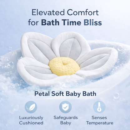 Petal Soft Baby Bath Mat™ – Premium Non-Slip Bath Safety