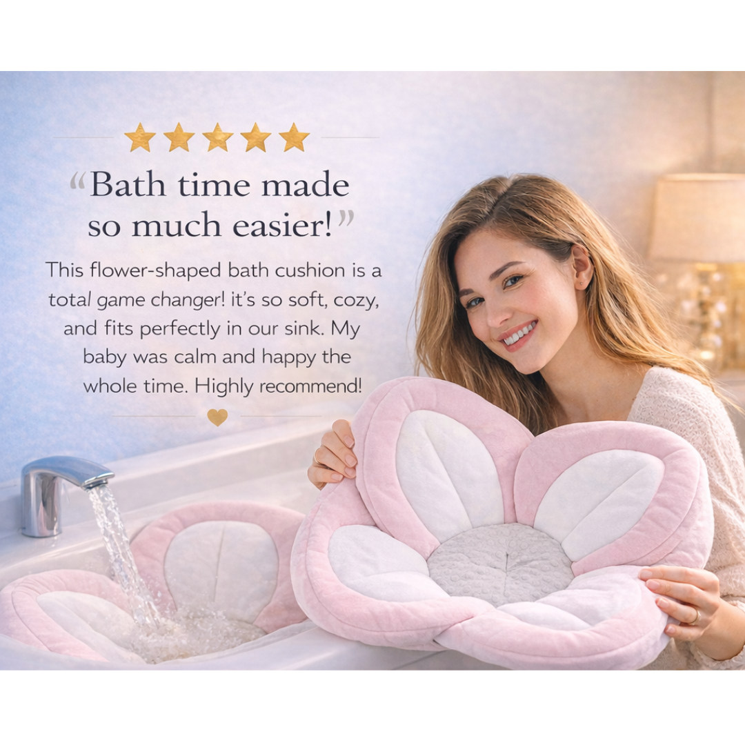 Petal Soft Baby Bath Mat™ – Premium Non-Slip Bath Safety