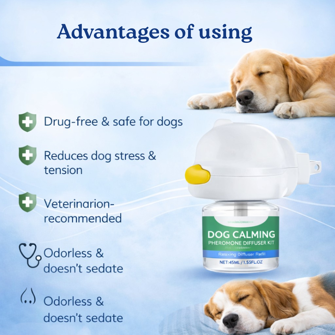PheroCalm™ Dog Diffuser – Calming Pheromone Diffuser for Anxious Dogs