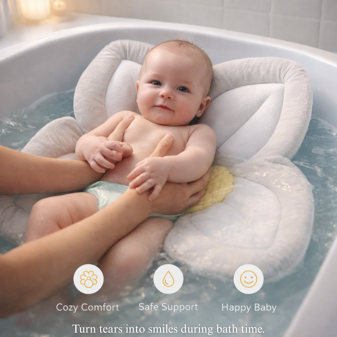 Petal Soft Baby Bath Mat™ – Premium Non-Slip Bath Safety
