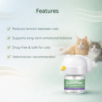 Pherocalm™ Cat Diffuser  – Calming Pheromone Diffuser for Anxious Cats
