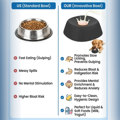 Calm Bite™ Slow Feeder Dog Bowl