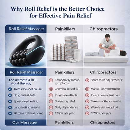 RollRelief Pro™ Deep Tissue Massager