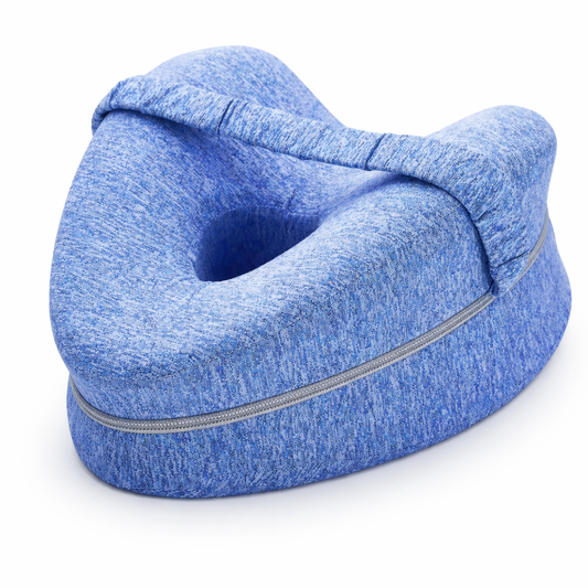 KneeCloud™ Orthopedic Knee Pillow for Side Sleepers - Memory Foam Leg Support